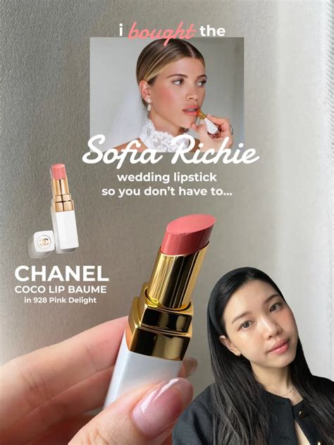 nicole richie chanel lipstick|sofia richie pink lip balm.